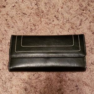 Black trifold wallet